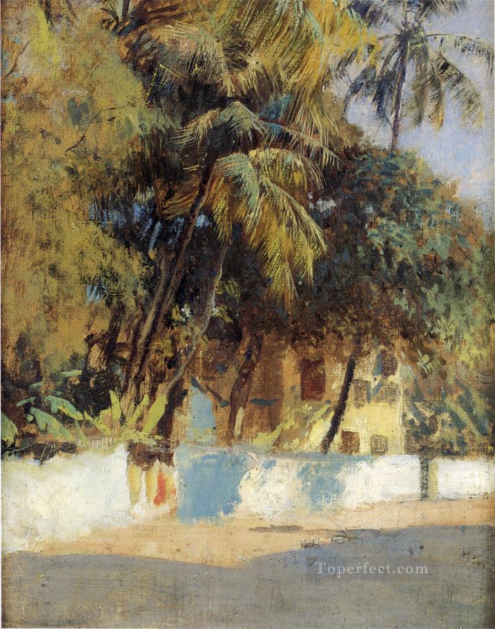 Street Scene Bombay Persian Egyptian Indian Edwin Lord Weeks Oil Paintings